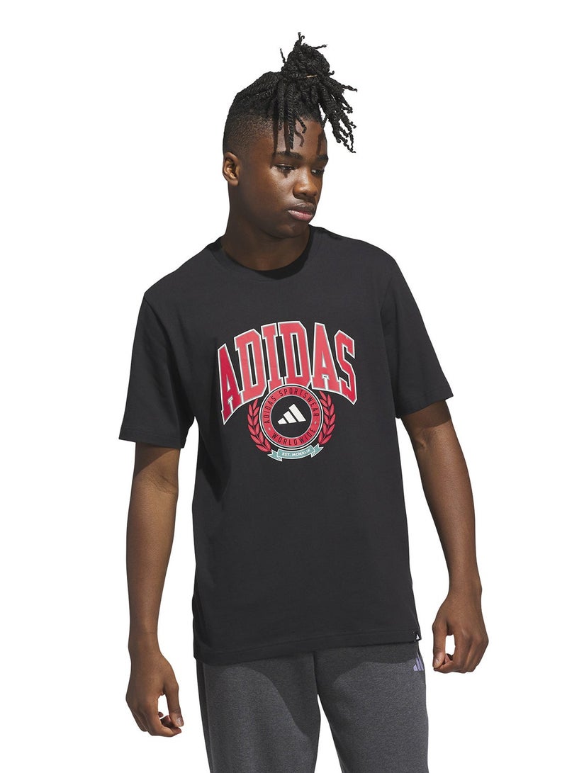 Adidas Varsity Crest Graphic T-Shirt - Image 1